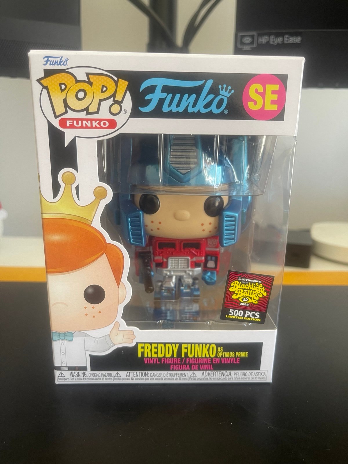 Freddy Funko as Optimus prime metallic Funday 500pc