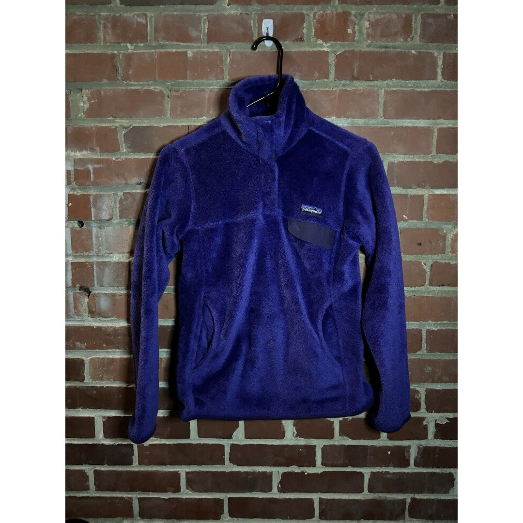 Patagonia Re-Tool Snap-T Fleece Jacket Sweater Fleece Royal Blue Women's XS