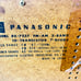 Vintage Panasonic Solid State Color Band Tuning Radio Model RE-7257
