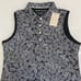 Peter Millar Crown Sports Women's Sleeveless Banded Button Polo Navy Small NWT