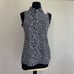 Peter Millar Crown Sports Women's Sleeveless Banded Button Polo Navy Small NWT