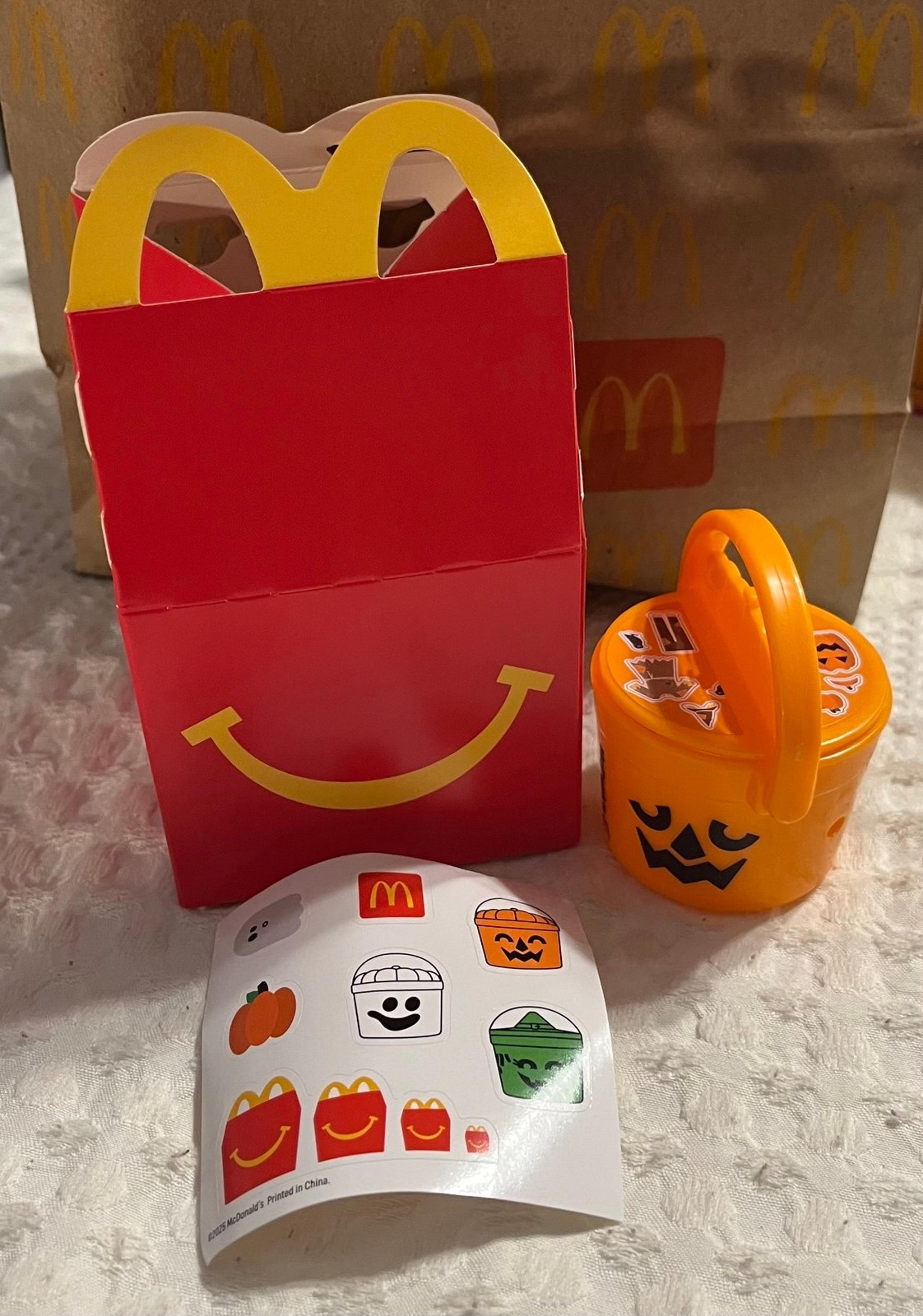 McDonald’s Lil’ McDonald’s Happy Meal Toy 2025 BOO BUCKET w/Stickers #8