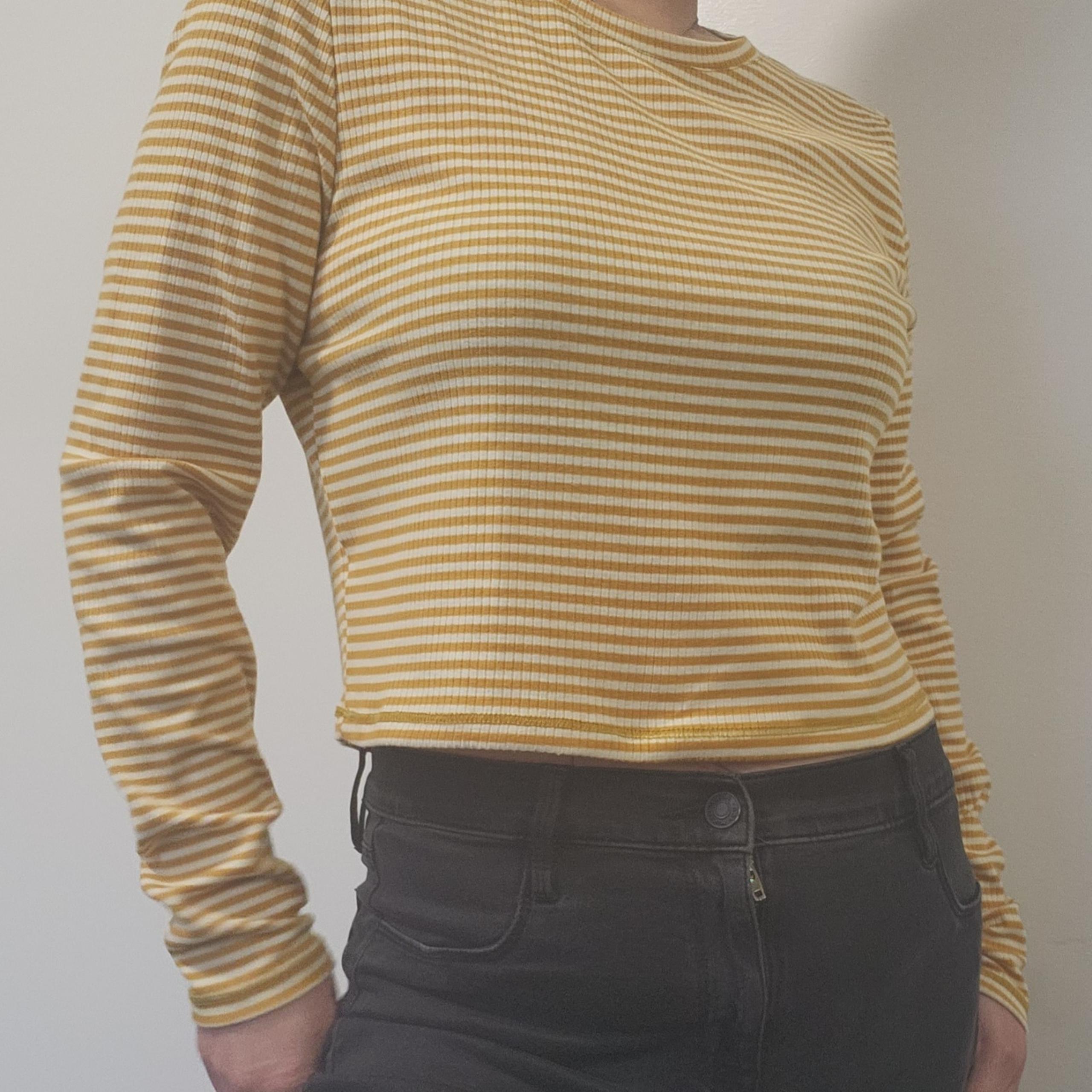 cotton on long sleeve knit tops