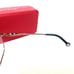 New CAROLINA HERRERA Frames Silver Blue Eyeglasses VHE114K 02A48 51-16-135