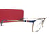New CAROLINA HERRERA Frames Silver Blue Eyeglasses VHE114K 02A48 51-16-135
