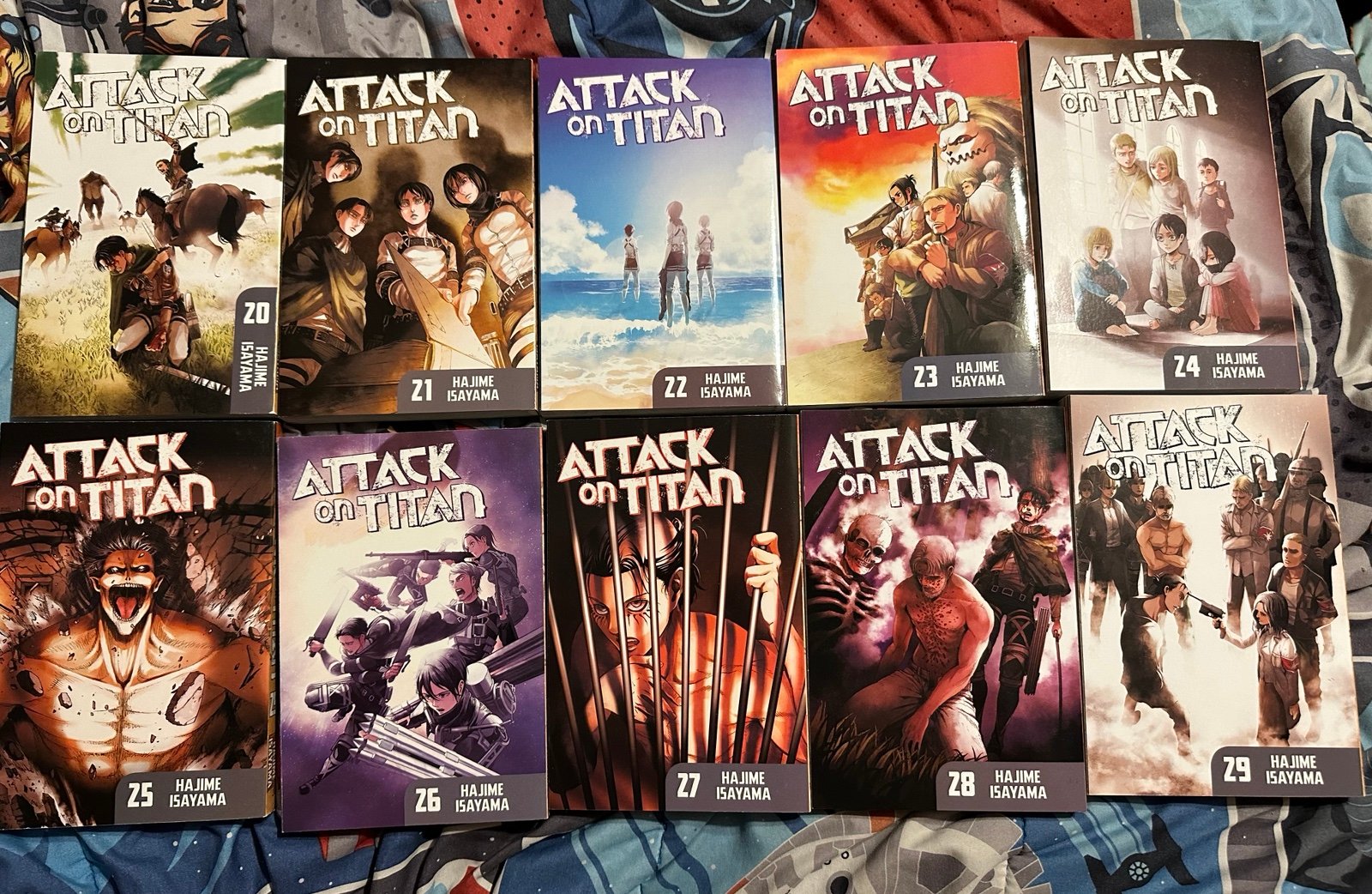 Attack on Titan Manga volumes 20-34