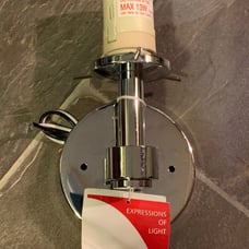 Stainless steel sconce