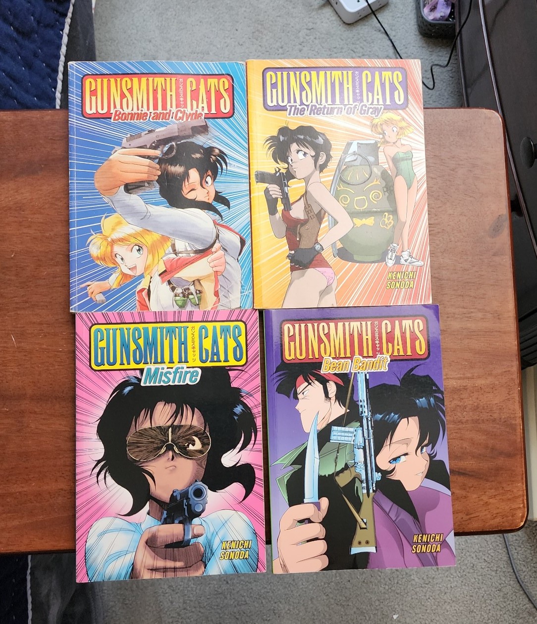 Gunsmith Cats manga 4 volumes