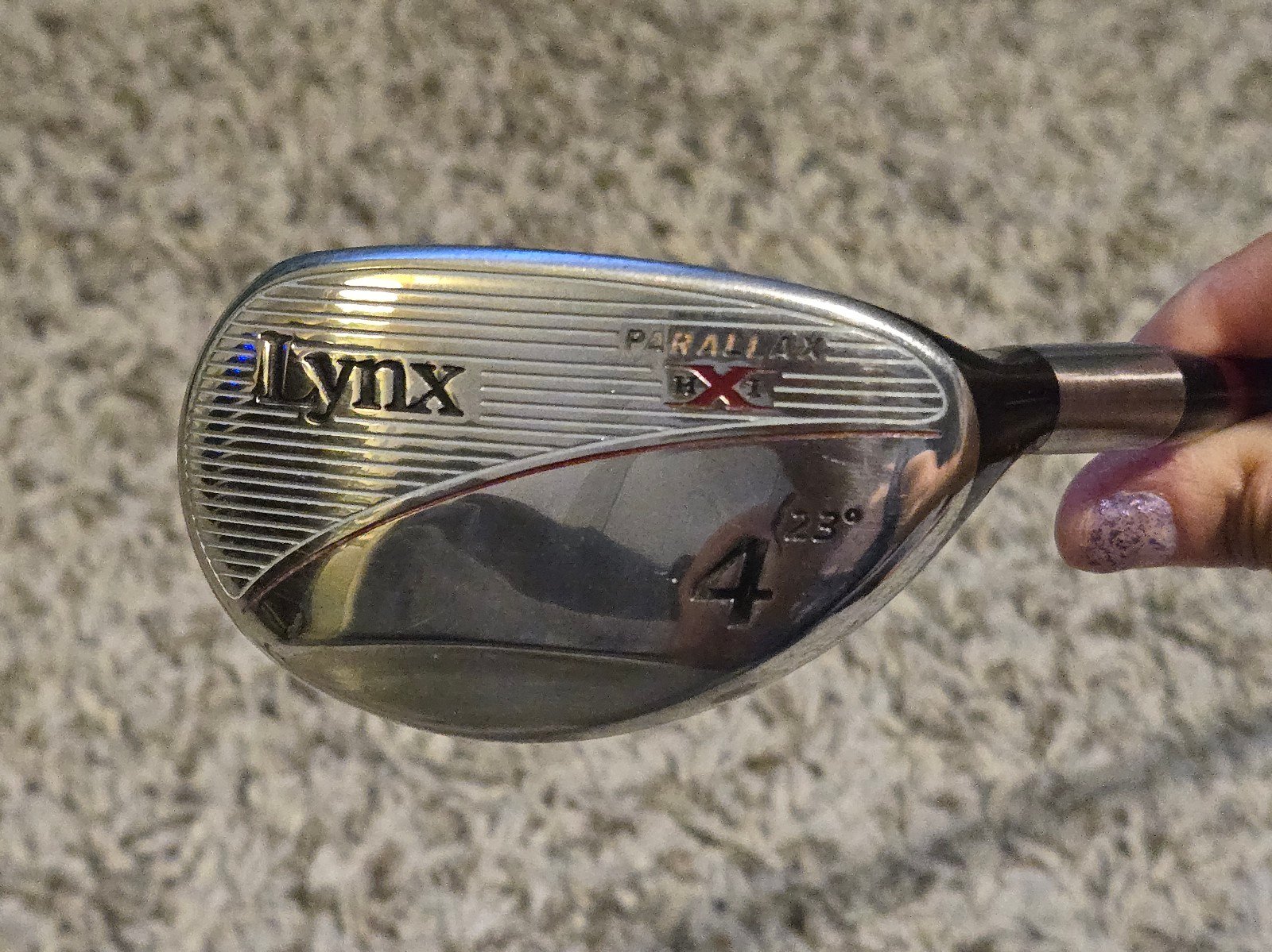 Lynx Parallax HXI #4 Hybrid 23° Degree Graphite LX75 Regular Flex Right Hand