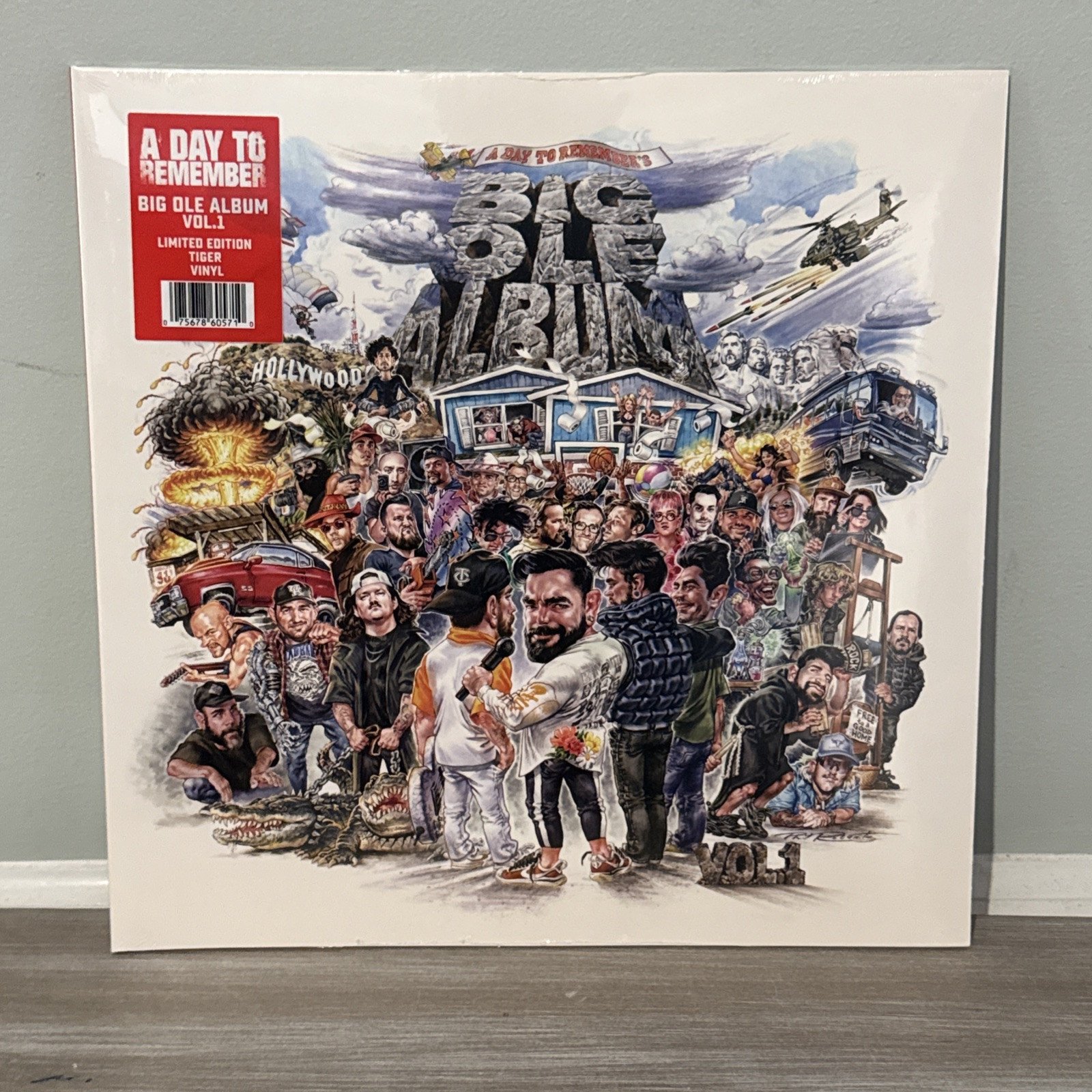 A DAY TO REMEMBER Big Ole Album Vol. 1 Tiger Splatter Vinyl LP /500