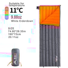 1pc Portable Thicken Cold-proof Down Sleeping Bag For Outdoor Camping Travel-lpo