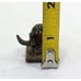 Sword wielding orc warlord with shield on stone slate spare game piece home deco