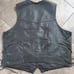 Mens Black Leather 2xl to 3xl Vest