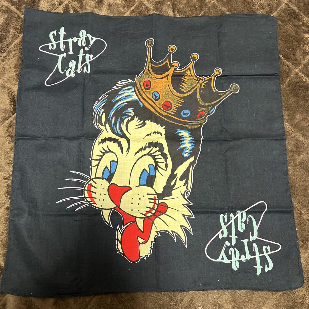 Stray Cats Vintage Bandana