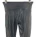 Spanx Black Moto Full Length Stretch Faux Leather Leggings Medium Petite