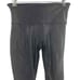 Spanx Black Moto Full Length Stretch Faux Leather Leggings Medium Petite