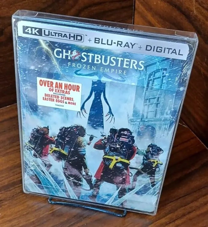 Ghostbusters Frozen Empire Steelbook [4K-No Digital]-PROTECTIVE SLEEVE-Free S&H