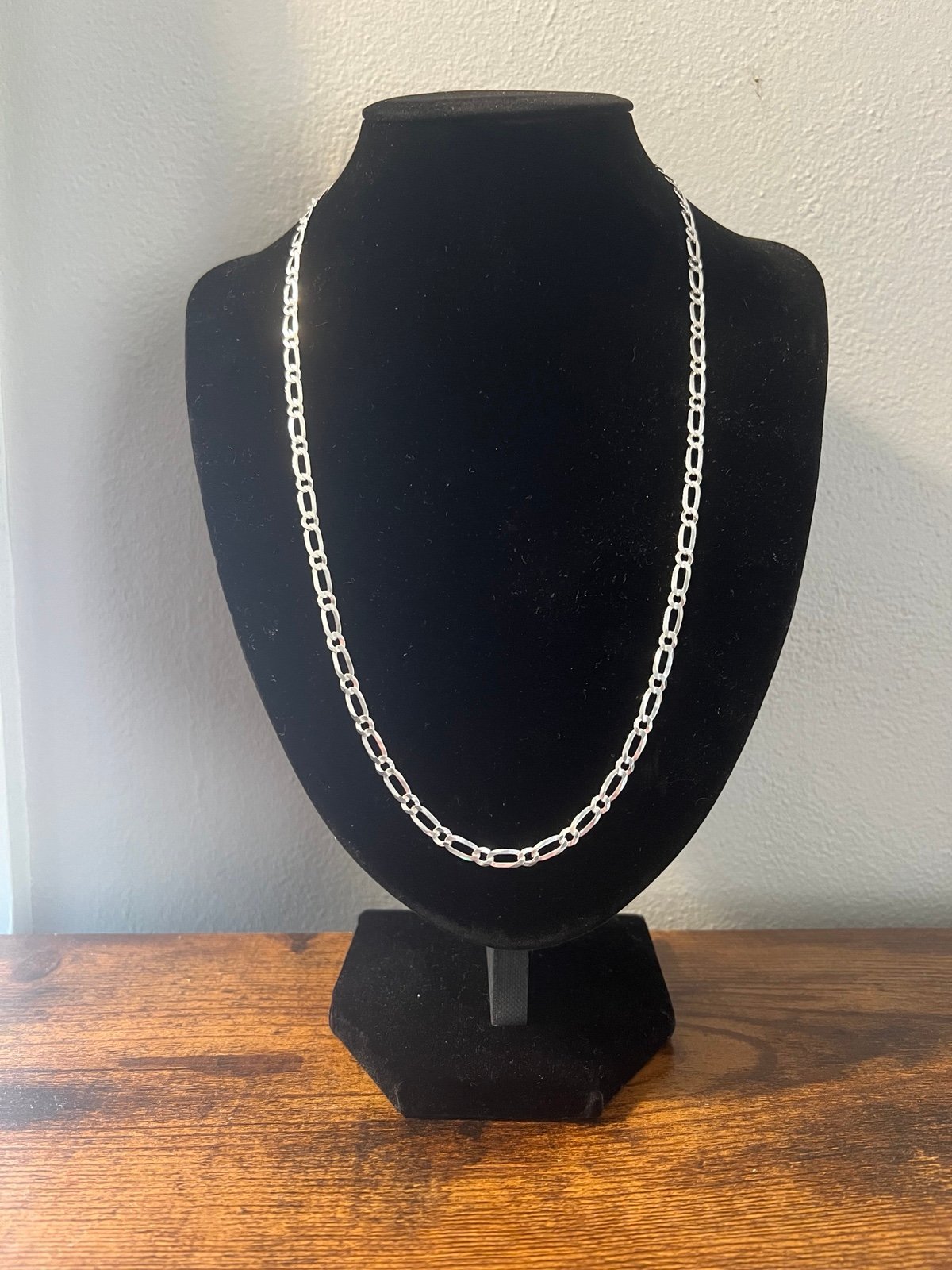 24 inch - 5.0mm - Solid 925 Sterling Silver One-to-One Link Chain - BRAND NEW