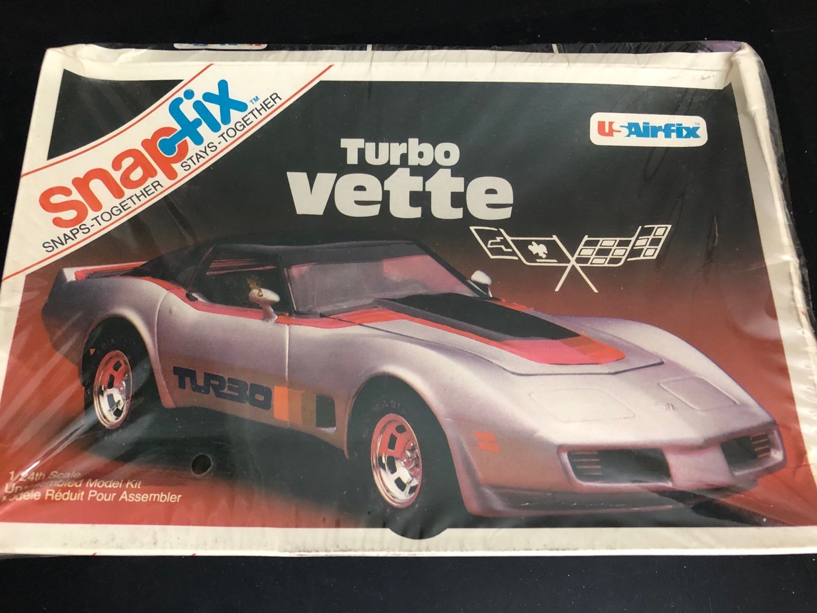 US Airfix 1/24 Chevrolet Corvette Turbo Vette Snapfix Sealed