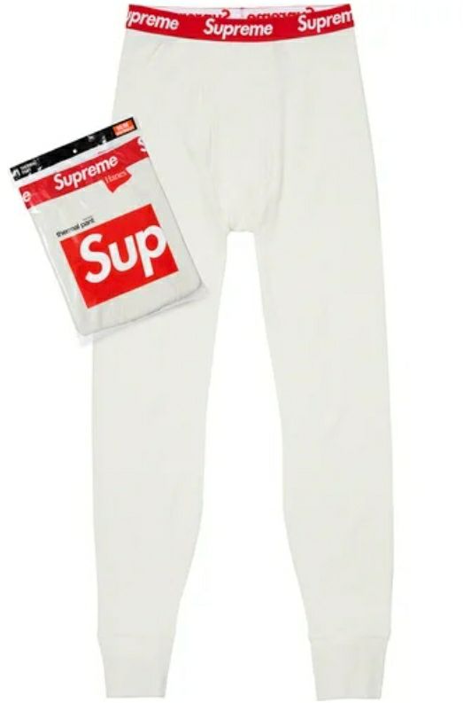 Supreme Hanes thermal pant