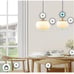 12” Single Opal Glass Pendant Light (Antique Brass Finish)