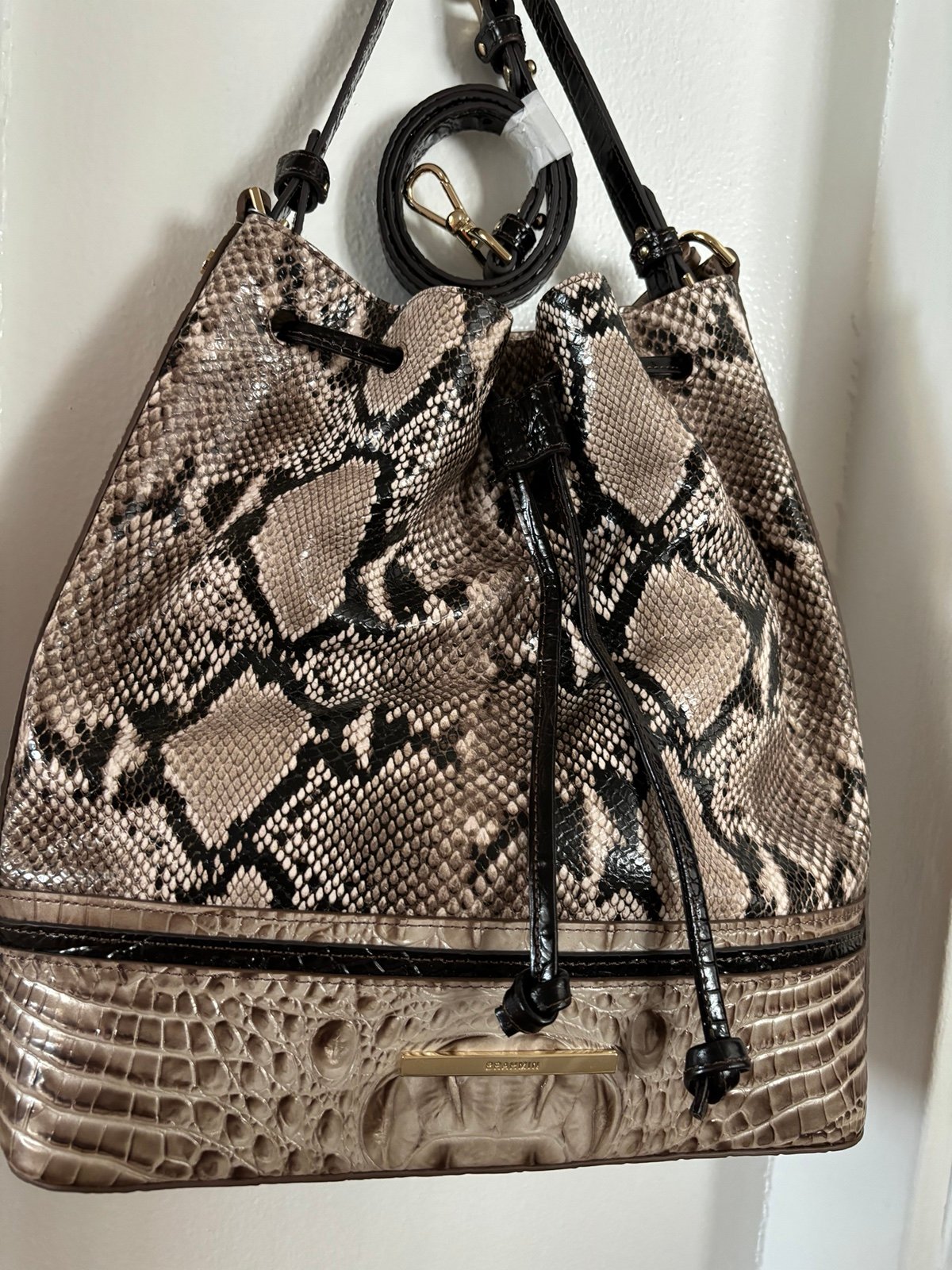 Drawstring Brahmin bag
