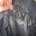 Vintage Global Identity G-III Embossed Leather Jacket, Womens S Black
