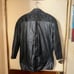 Vintage Global Identity G-III Embossed Leather Jacket, Womens S Black