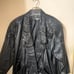 Vintage Global Identity G-III Embossed Leather Jacket, Womens S Black