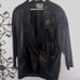 Vintage Global Identity G-III Embossed Leather Jacket, Womens S Black