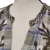 Johnny Was Workshop Blouse Womens Sz S Green Plaid Embroidered Floral Button Top