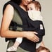 Ergo Baby Original 3 Position Carrier Black 12 - 45 Pounds Beige Sunshade Hood