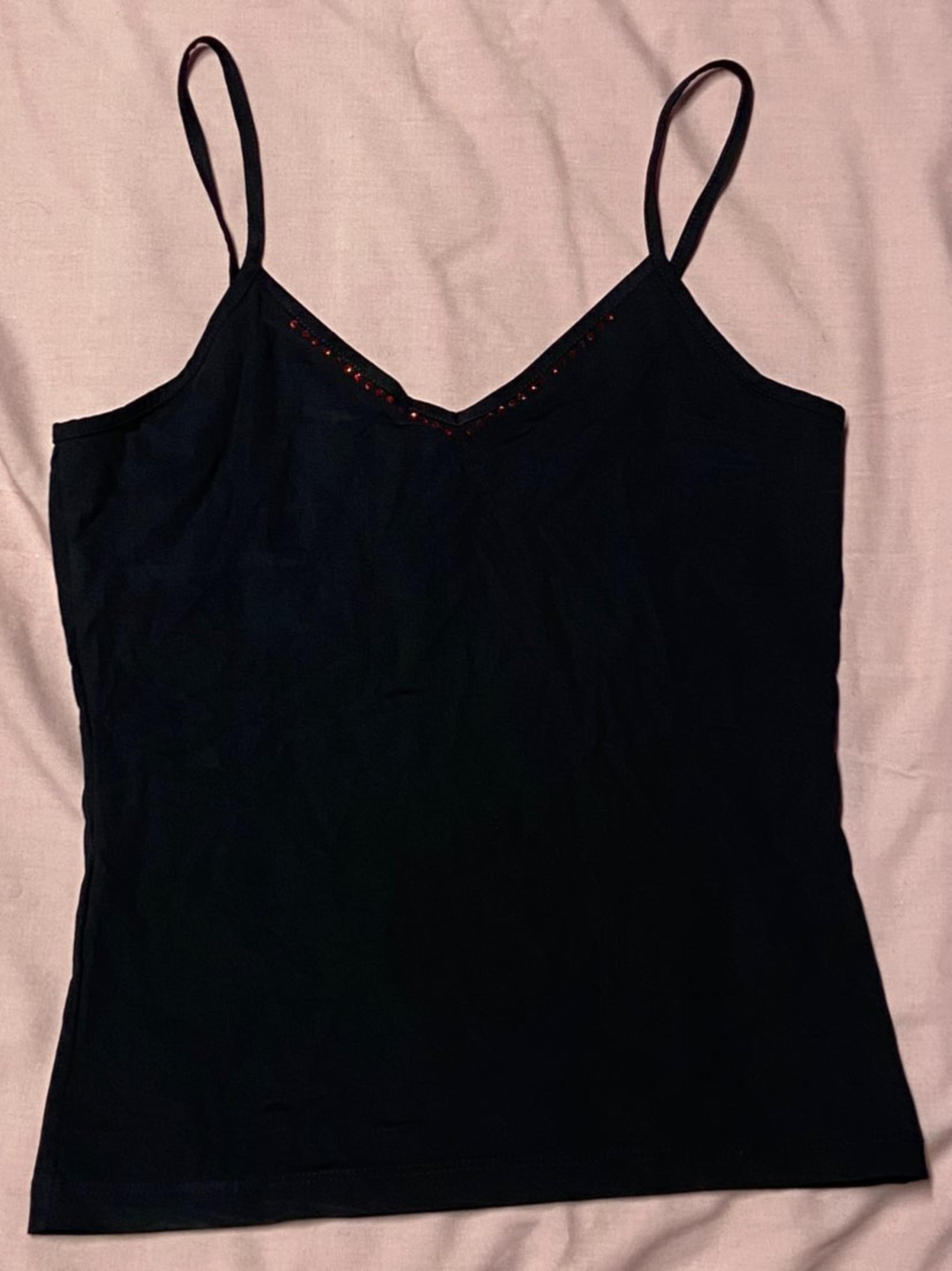 Express cami with red rhinestones