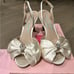 Heels, Sling back, Kate Spade New York- Happily, Ivory, Bridal, Sz 8 M