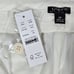J. Crew Pleated 9 trouser short with belt in linen blend in Ivory NWT