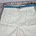 J. Crew Pleated 9 trouser short with belt in linen blend in Ivory NWT