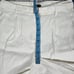 J. Crew Pleated 9 trouser short with belt in linen blend in Ivory NWT