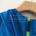 Columbia Blue/Green Pullover Windbreaker