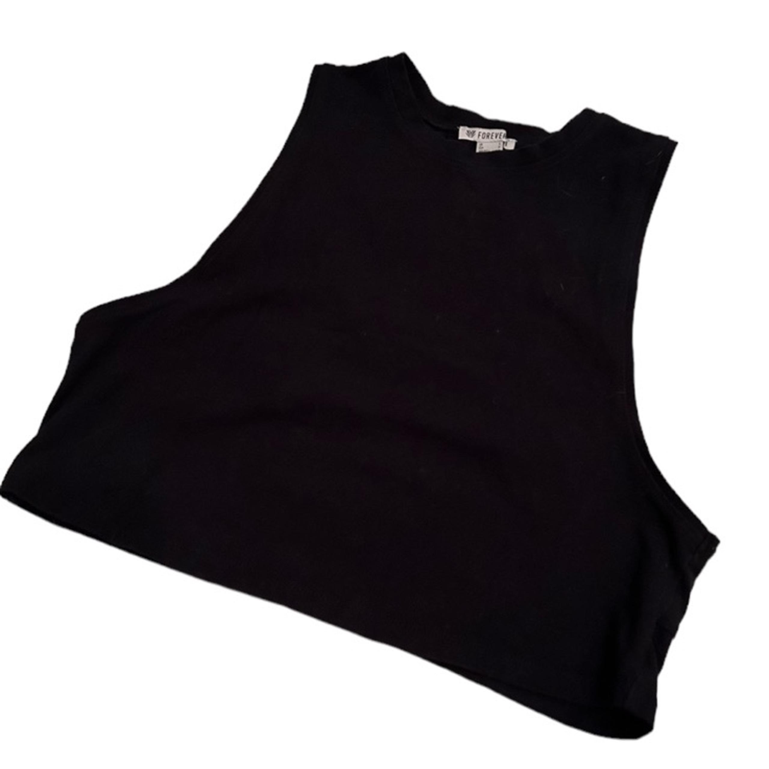 Black Athletic Top Forever 21 Fitness Shirt Women’s Size Small / Medium Workout!