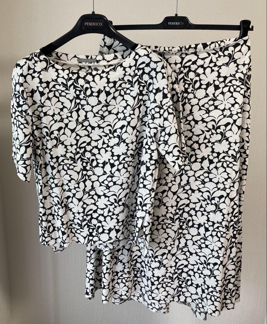 Theory Luxe Half-Sleeve Skirt Set-Up