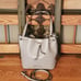 Michael Kors Grey Eden Medium Leather Bucket Bag