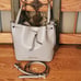 Michael Kors Grey Eden Medium Leather Bucket Bag