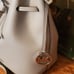 Michael Kors Grey Eden Medium Leather Bucket Bag