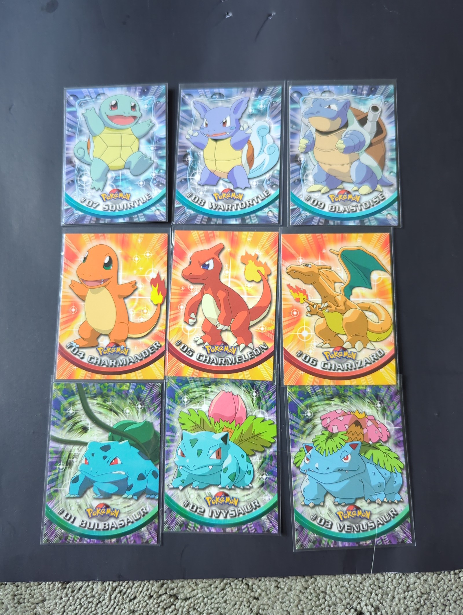 Topps Pokemon TV animation blue logo complete set 76/76 TV 1-13
