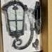 LONEDRUID Dusk to Dawn Sensor Outdoor Wall Light Fixtures Black Roman 17.71 H Ex