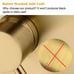 Gold shower head system new