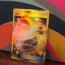 Pokemon Card Secret Rare switch item car
