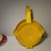 Tupperware 2qt & 1qt Colander Strainers Yellow