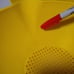 Tupperware 2qt & 1qt Colander Strainers Yellow