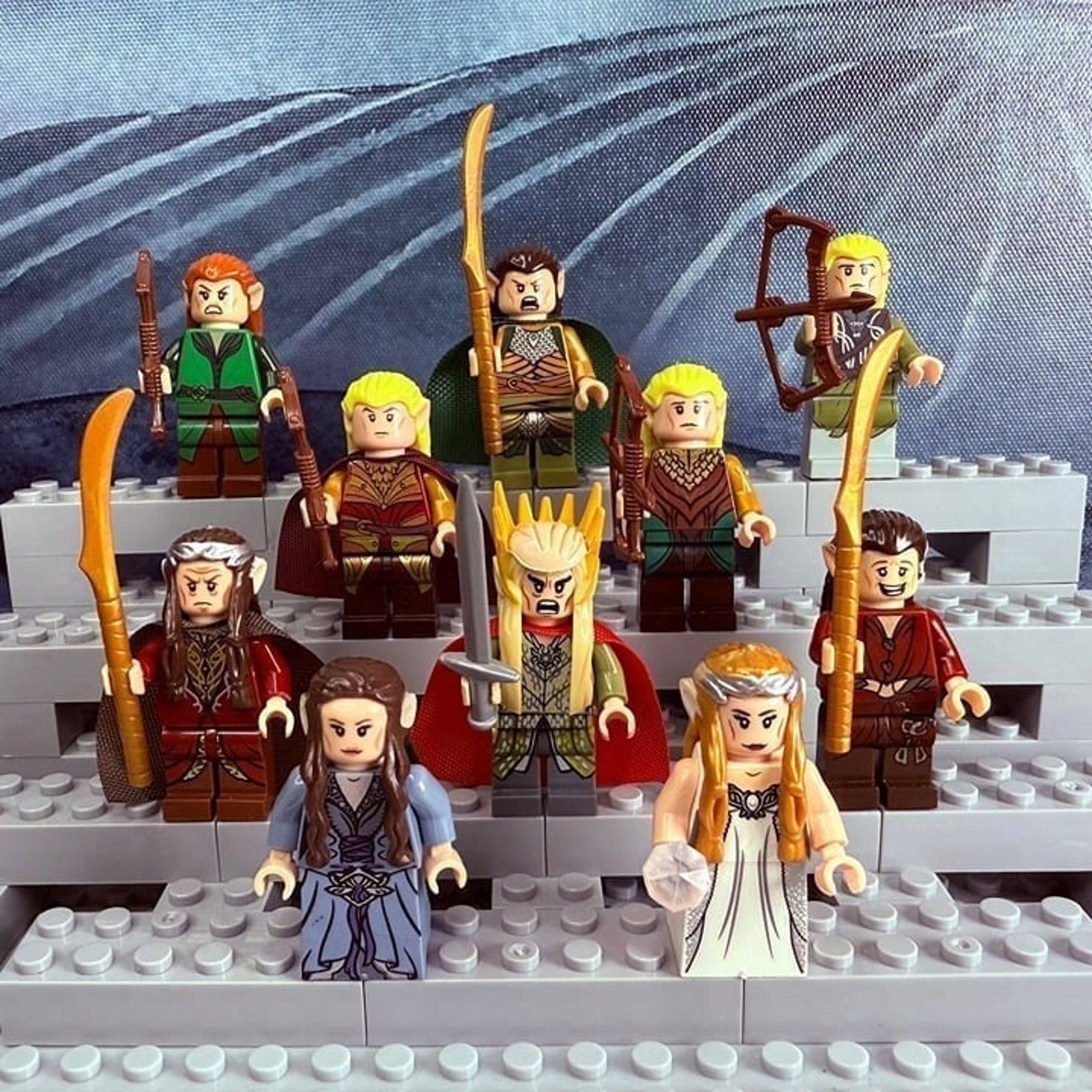 Lord of the Rings Custom Minifigures Lot of 10
